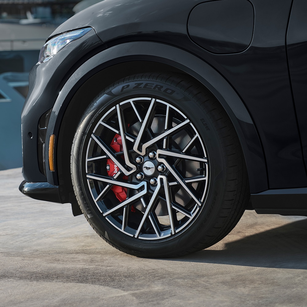 Ford Mustang Mach-E GT alloy wheels close up